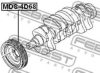 FEBEST MDS-4D68 Belt Pulley, crankshaft